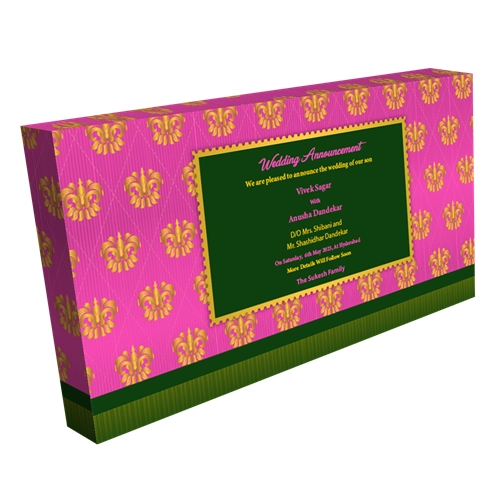 4 x 75 Grams Luxury Silver 4 Compartments Dry Fruit Gift Box | Kanchipuram Design | Personalize